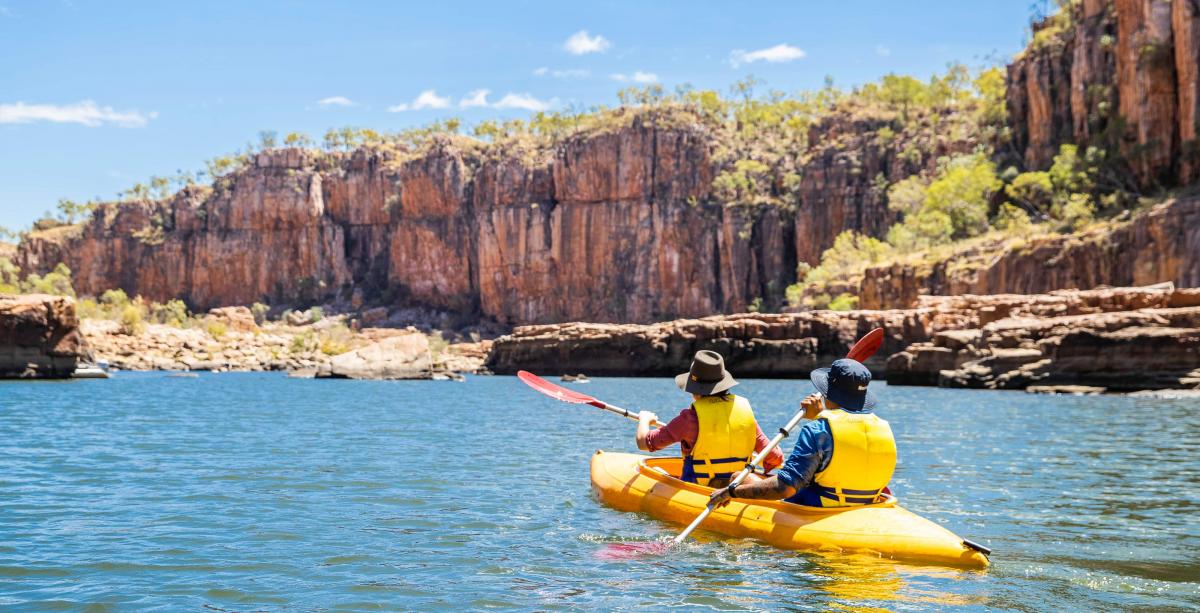 Canoeing in Nitmiluk National Park 